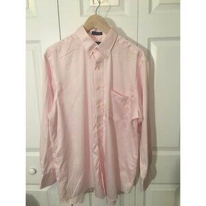IZOD Men's Long Sleeve Casual‎ Dress Shirt - Size: Lg 16 1/2 32/33